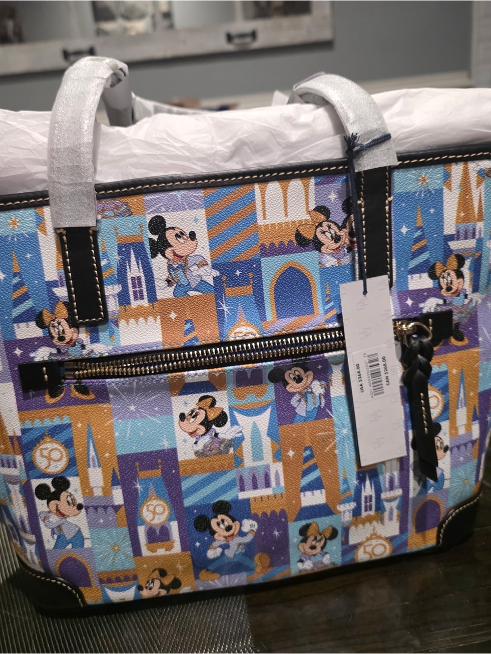 NWT Dooney & Bourke Disney World 50th Anniversary Tote